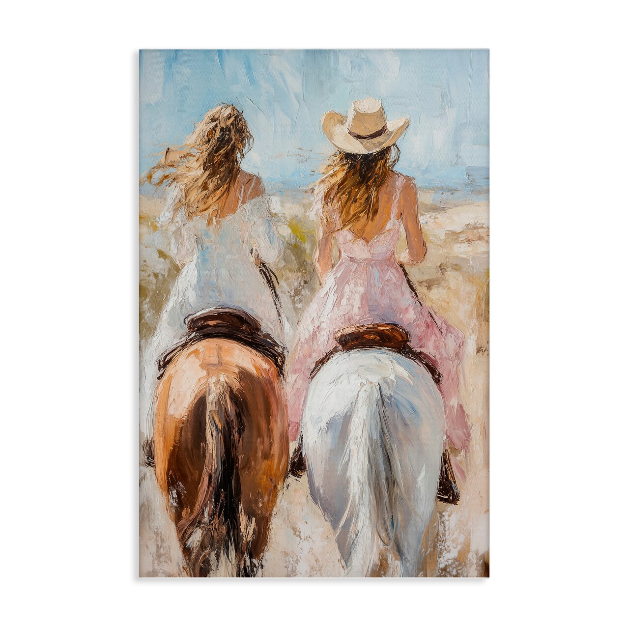 Stupell Industries Cowgirl Friends & Horses Canvas By Heidi Kuntz